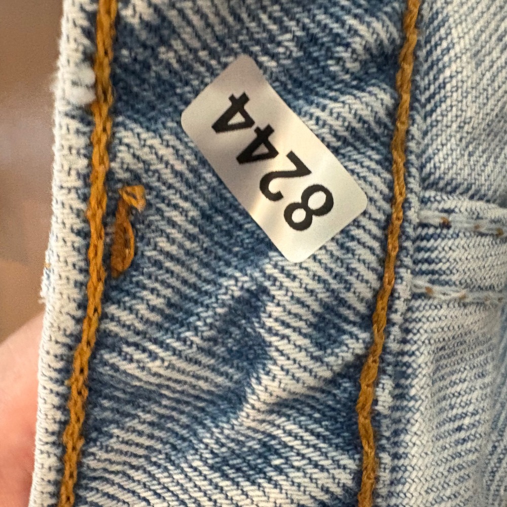 Vintage 1998 Levi's 512 Jeans Women's 12 29x31 USA Made Light Wash Slim Straight - Picture 16 of 16